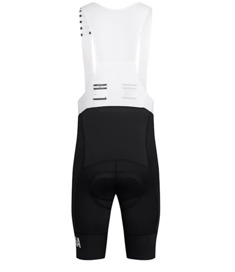 Rapha Mens Pro Team Bib Shorts II - Regular Black/White X-Large-1